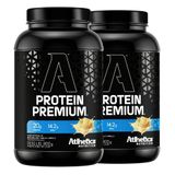 Combo 2x Proteina Premium Isolado Baunilha 900g - Atlhetica