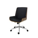 Cadeira De Escritorio Home Office Ergonômica Com Regulagem Suporta 120kgs Diretor Coimbra Preta
