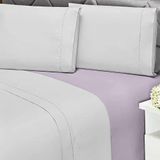 Lençol Solteiro King Elástico 180 Fios Premier Andreza Rosa