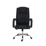 Cadeira De Escritório Home Office Presidente Relax Com Pillow Top Travel Preta