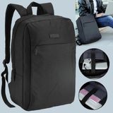 Mochila Bolsa Casual Executiva Notebook Reforçada - Preto