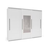 Guarda-roupa Casal Com Espelho Sevilha Flex 3 Pt 4 Gv Branco