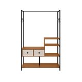 Guarda-roupa Closet Sevilha 2 Gv Preto E Canela