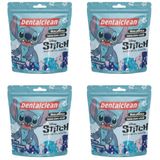 4x Fio Dental Flosser Infantil Stitch Morango - Dentalclean