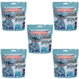 5x Fio Dental Flosser Infantil Stitch Morango - Dentalclean