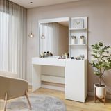 Penteadeira Camarim Londres New Branco Acetinado