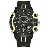 Relógio De Quartzo Masculino Design Esportivo Criativo À Prova D &#39;água Amarelo