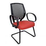 Cadeira Para Escritório E Home Office Vermelho