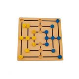 Brinquedos Educativos - Jogo Trilha Em Madeira 18 Peças