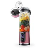 Liquidificador Portátil Ninja Blast Bc151rd 500ml Sem Fio Metálico