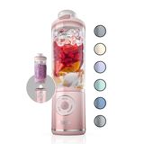 Liquidificador Portátil Ninja Blast Max Twist &amp; Go 650 Ml Rosa