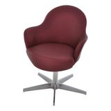 Poltrona Recepção De Escritório Recepção Komorory Vermelho