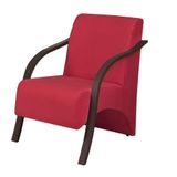 Poltrona De 1 Lugar Vênus Suede Vermelho