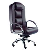 Poltrona Presidente Luxuosa Com Braços Fixos Firenze Marrom