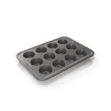 Forma De Muffin Ninja B30212 Foodi Neverstick Premium 12 Xícaras Cinza