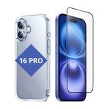 Capinha Magnética Para Iphone 16 Pro + Película 3d Tela Toda