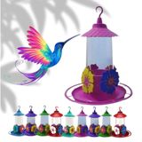 10 Bebedouro Para Beija-flor Coloridos Chamativo
