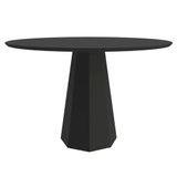 Mesa De Jantar Isis 1000x1000 Preto - New Ceval