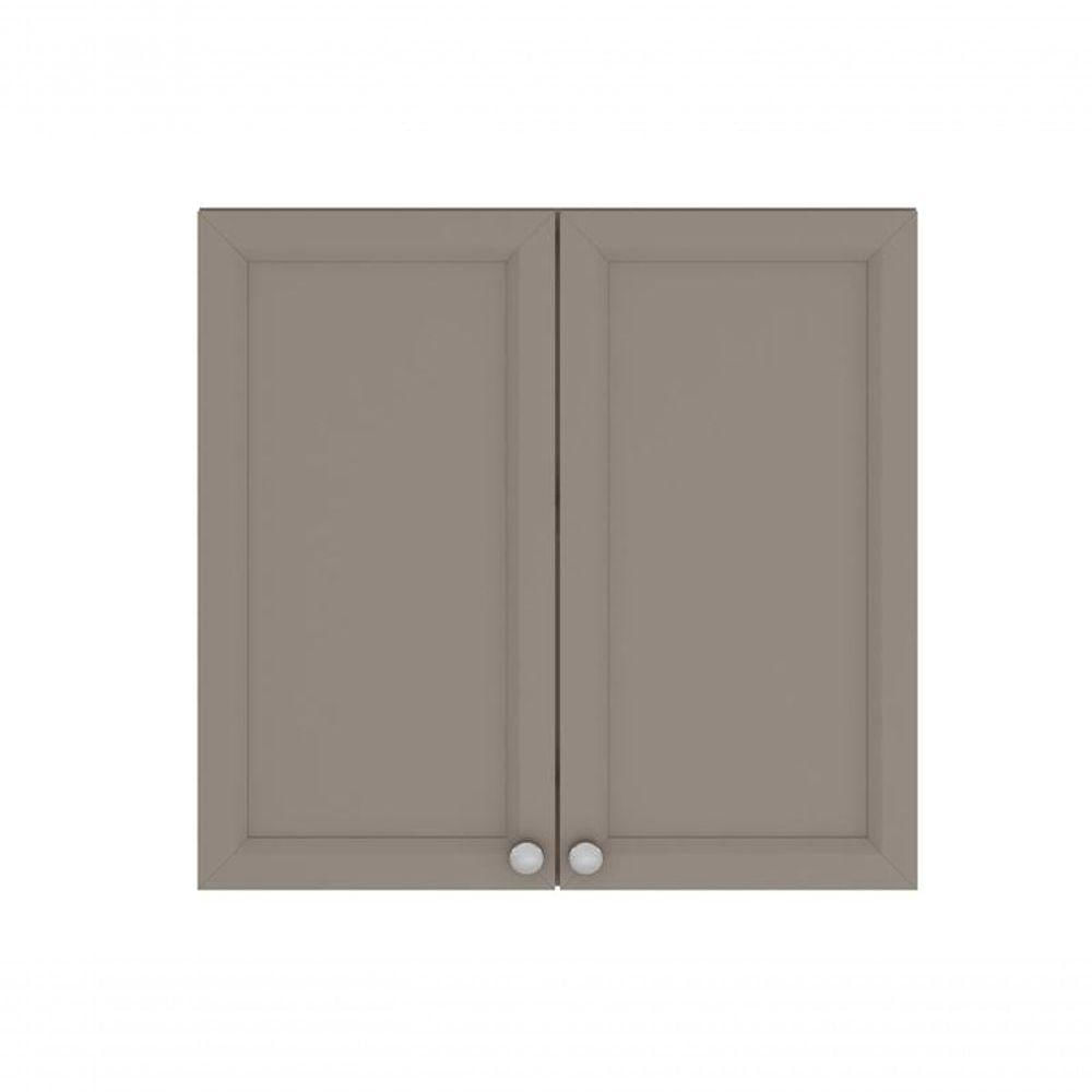 Armário Aéreo 2 Portas Sara 0,80m Fumê - Fdecor