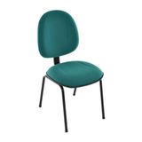Cadeira Executiva Base Fixa Palito Linha Office Plus Verde