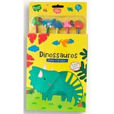 Colorir É Divertido - Se Divirta 50 Adesiv. - Dinossauros