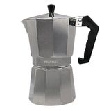 Cafeteira Italiana Moka Pressão 9 Xícaras Aço Inox Forte Tradicional Manual Verdadeiro Sabor Café