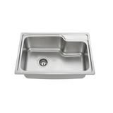 Cuba Para Cozinha Gourmet Pia Aço Inox 55x42x20cm Acetinado Ghelplus Inox
