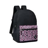 Mochila Escolar Juvenil Costas Preta Clássica Bolso Frontal Passeio Academia Trabalho Menina Menino