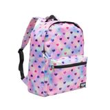 Mochila Escolar Juvenil Colegial Fundamental Médio Bolso Frontal Colorida Básica Com Alça Menina