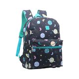 Mochila Escolar Juvenil Colegial Fundamental Estampada Bolso Frontal Grande Passeio Menina Feminina