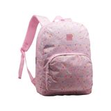 Mochila Escolar Juvenil Colegial Fundamental Médio Faculdade Bolso Frontal Estampada Menina Kawaii