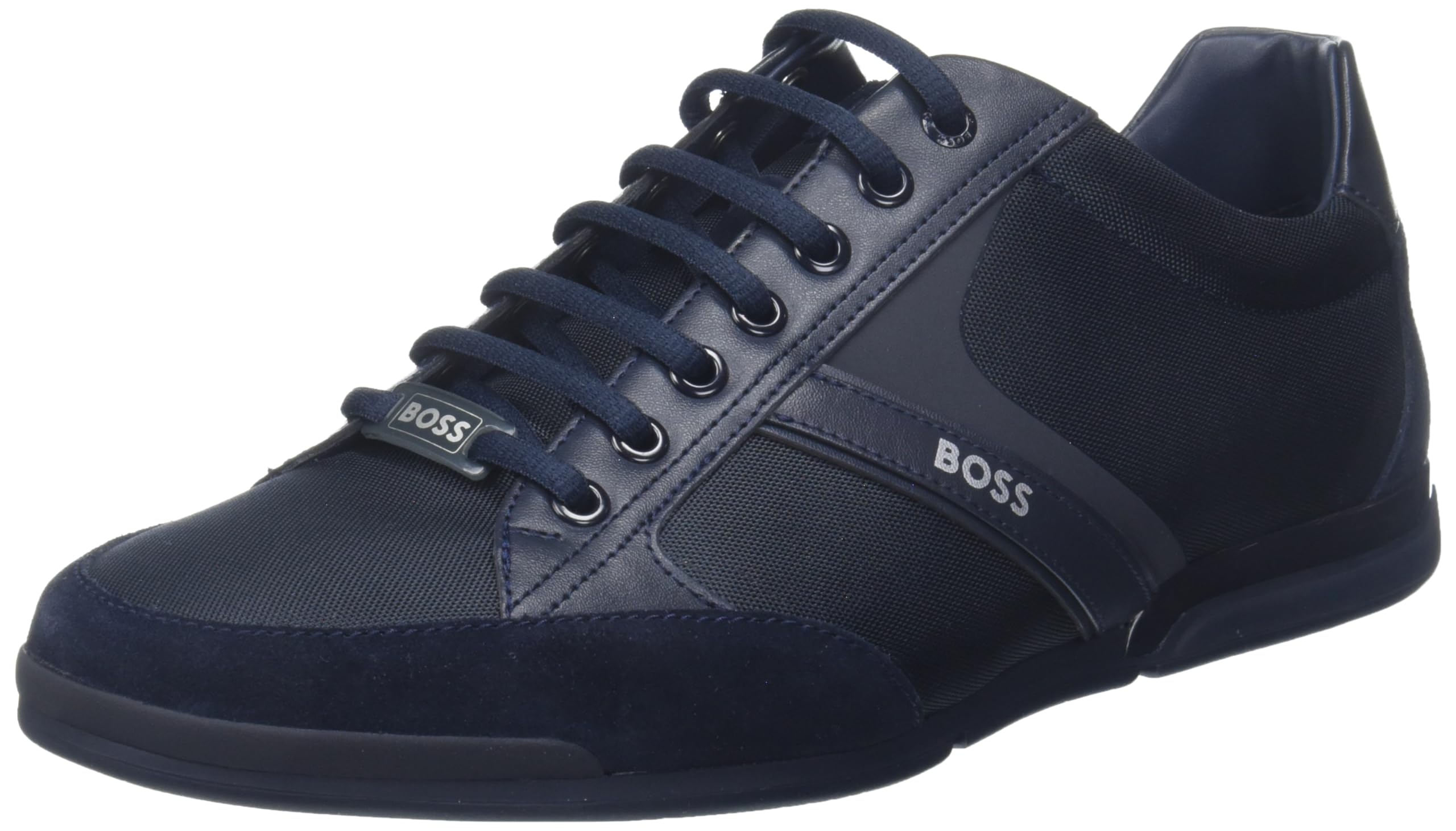 Tênis Hugo Boss Saturn Low Profile Para Homens Open Dark Blue Tênis Hugo Boss Saturn Low Profile Para Homens Open Dark Blue