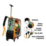 Mochila Minecraft Rodinhas Infantil Masculina Oficial Aula G