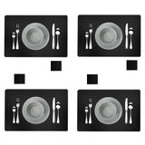 Jogo Americano Para Mesa De Jantar 30 Unidades + Apoio Copo