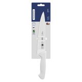 Faca Utility Tramontina Premium Com Lamina Em Aço Inox E Cabo De Polipropileno Branco 8"