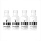Refil De Tinta Canon Gi-16 4x Un Preto Original Gi16 G16 Bk Gx5010 Gx6010 Gx7010