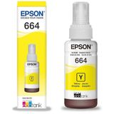 Refil Garrafa De Tinta Amarelo T664 664 Original Epson L220 L1300 L395 L396 L355