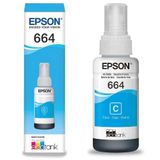 Refil Garrafa De Tinta Ciano T664 664 Original Epson L220 L1300 L395 L396 L355