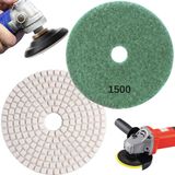 1 X Lixa Discos Grão 4 Pol.100mm Diamantada Liso Polir