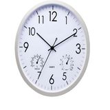 Relogio Parede Completo Termometro Higrometro Medidor Temperatura Decorativo Escritorio Vintage