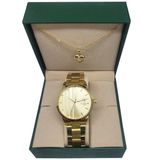 Relógio Feminino Tuguir Analógico Tg35093 Tg226 Dourado Com