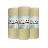 3 Lençol Amarelo De Berço Com Elástico Malha