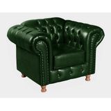 Poltrona Chesterfield Com Capitonê Luís Xv Verde