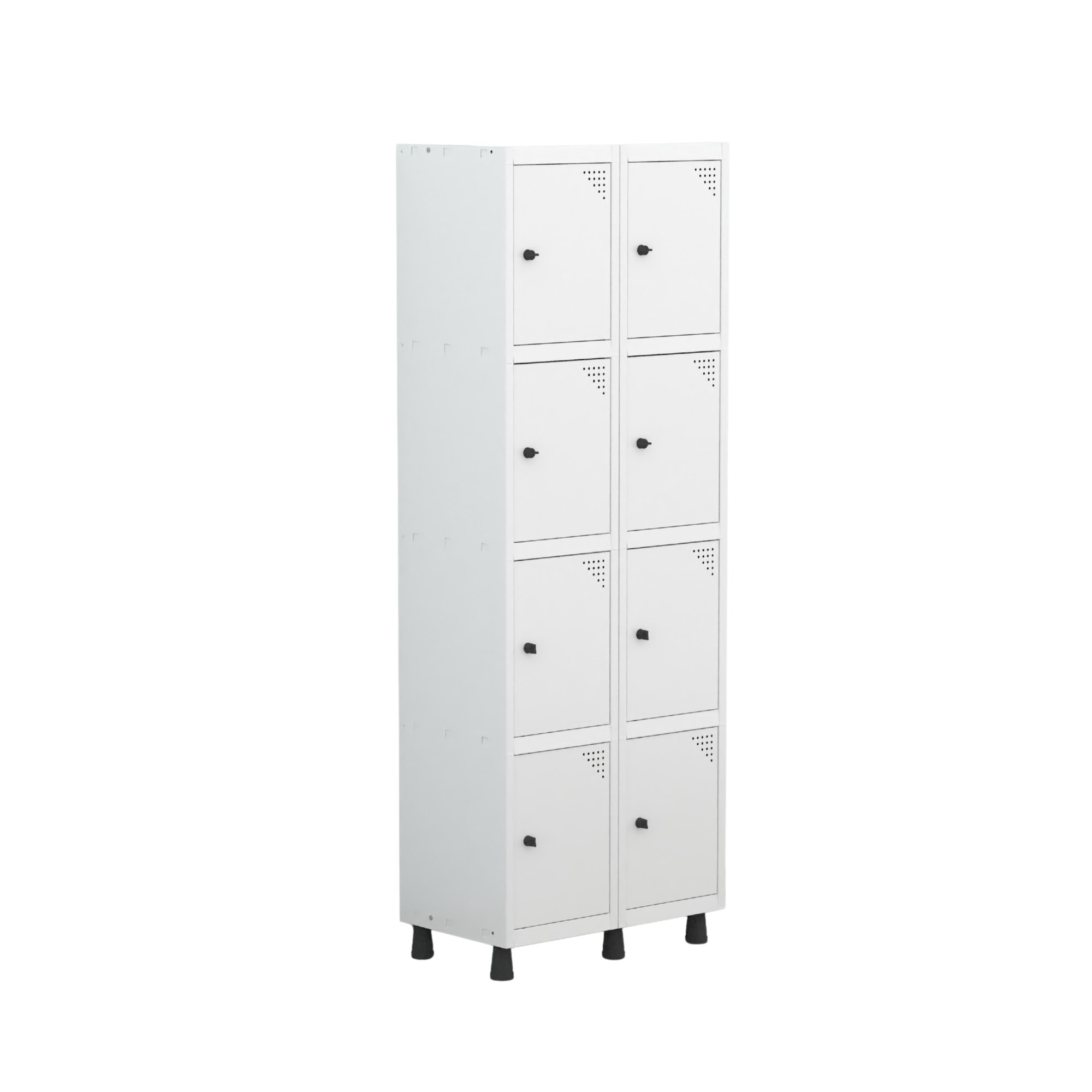 Armário Locker Roupeiro 8 Portas Aço Grp 502/8 Branco