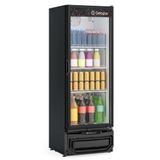 Refrigerador Vertical Gptu40el Preto 410l 127v Gelopar