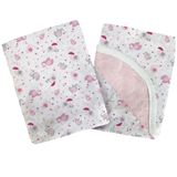Manta Dupla Face 90x90cm Malha Estampada Baby Fanti