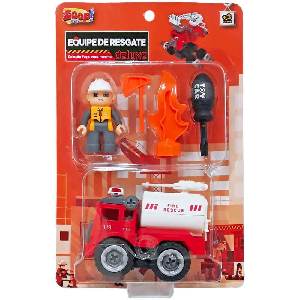 Caminhao De Bombeiro Desmontavel Zoop