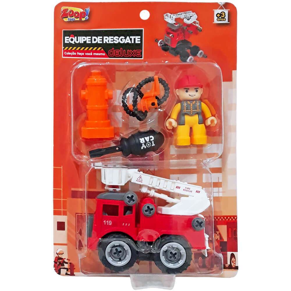 Caminhao De Bombeiro Desmontavel Zoop