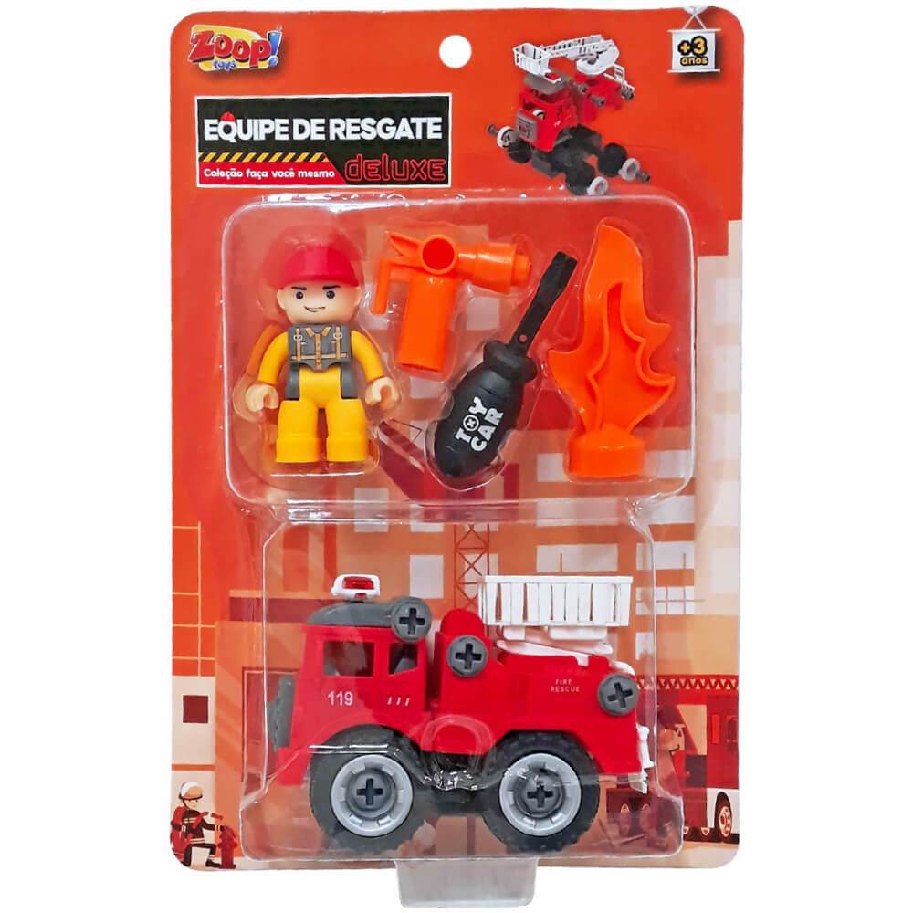 Caminhao De Bombeiro Desmontavel Zoop
