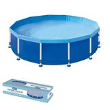 Piscina Circular MOR 5500 Litros Azul